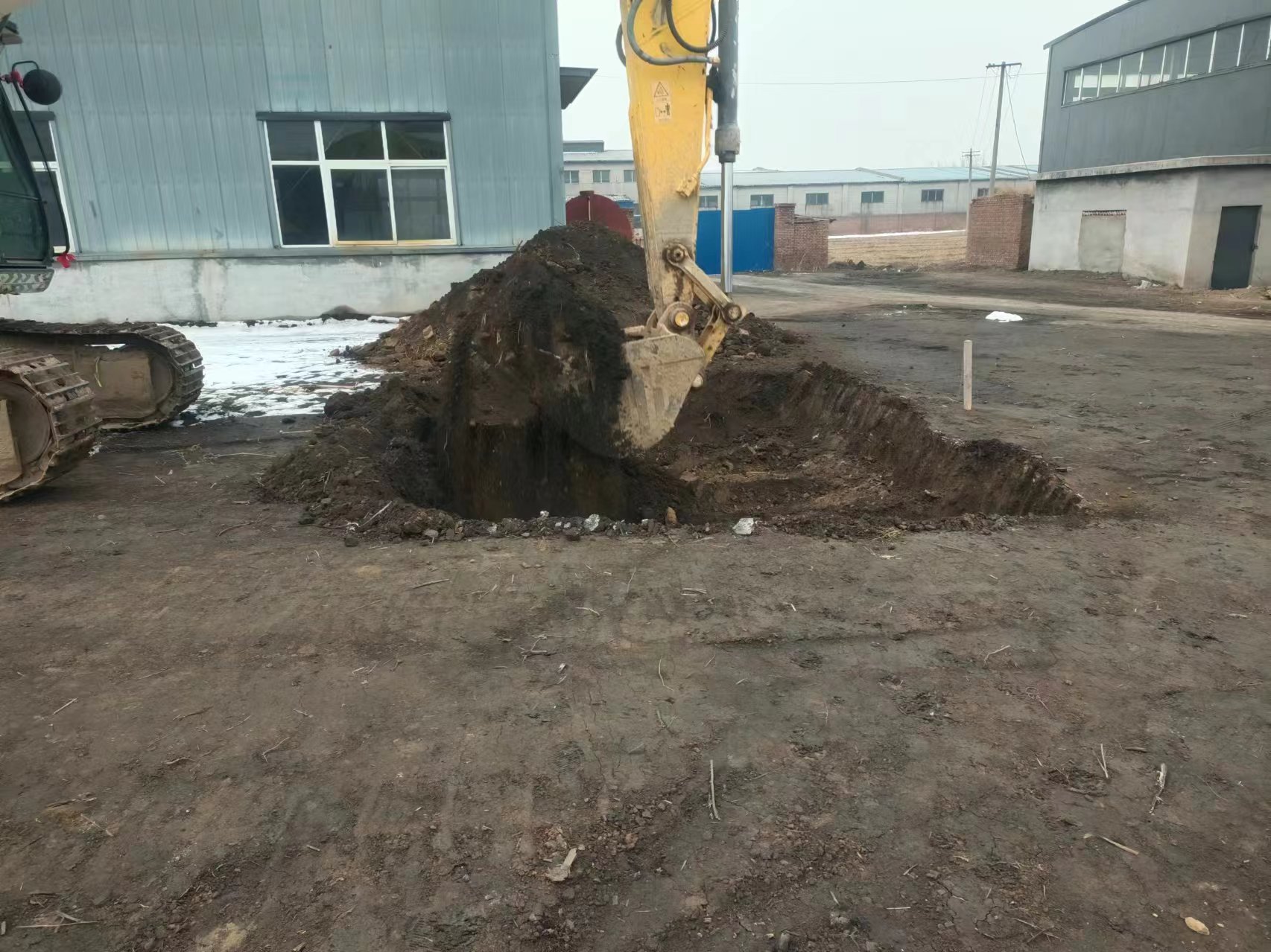 衡水鋼結構廠家 金鼎鋼構 新工地開槽